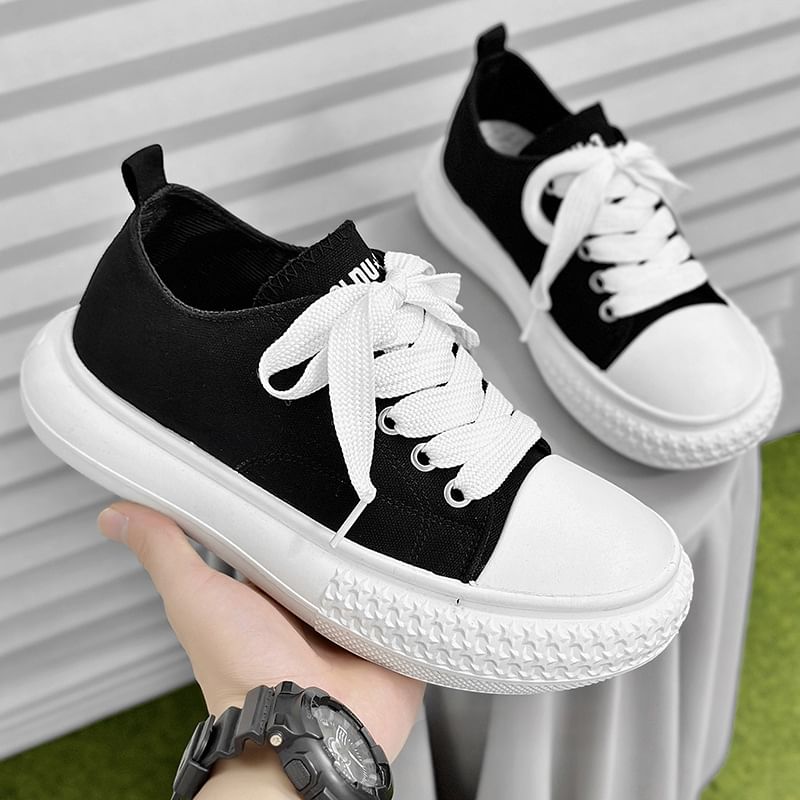 Tanzanite - Canvas Platform Sneakers