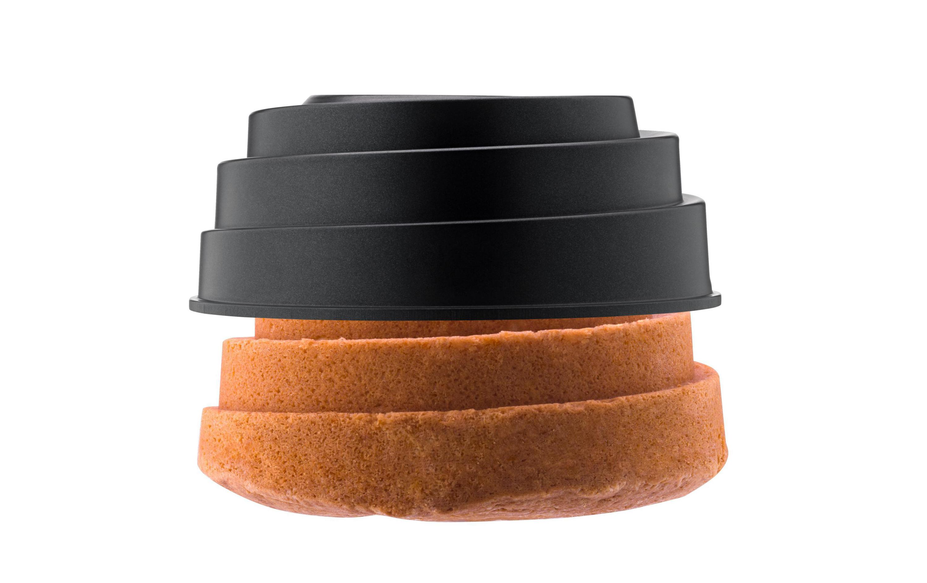 Gugelhupf-Backform Twister 25 cm, SchwarzBundform