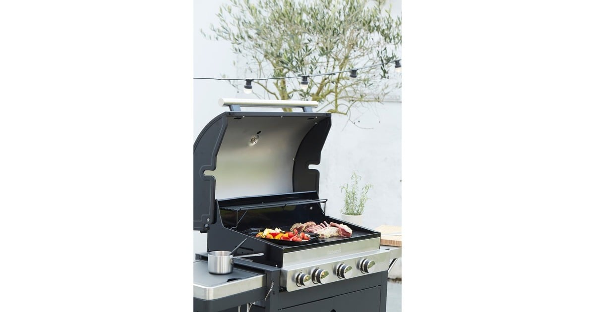 BarbecookHerbruikbare grillpan uit email grillschaal