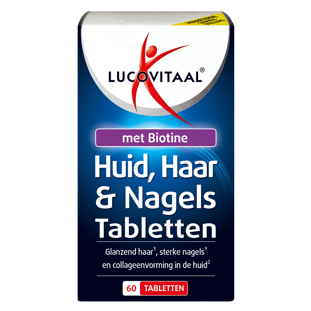 Lucovitaal Huid Haar Nagels met Biotine60 tabletten