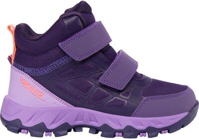 Viking Track Mid WP 2V Sneakers, Aubergine/Lilac