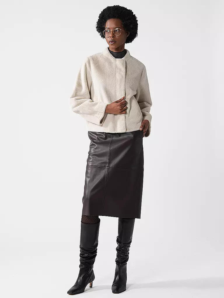 PRIDE TO BE Jacke in Felloptik DANJA creme