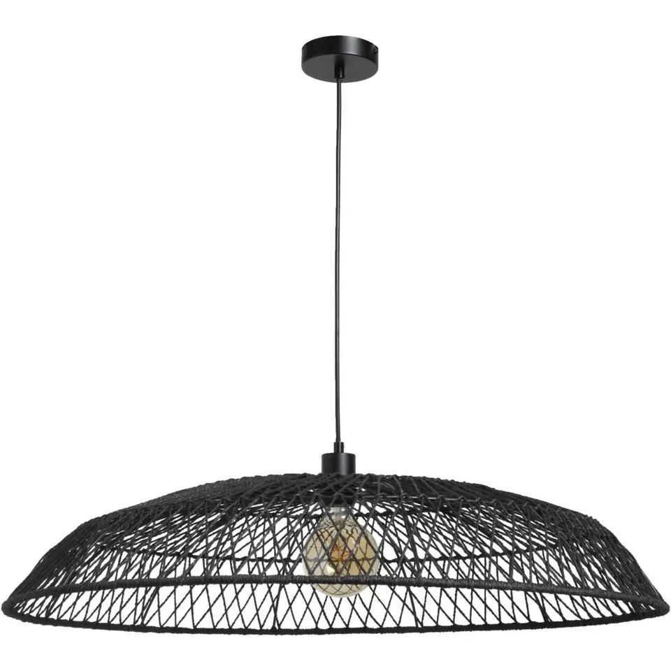 Hanglamp Estee - zwart - 120xØ80 cm