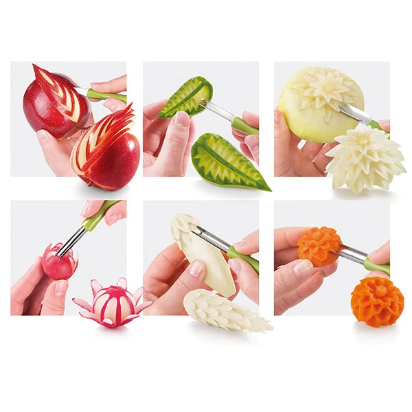 Set à sculpter pour fruits et légumes Presto Carving
