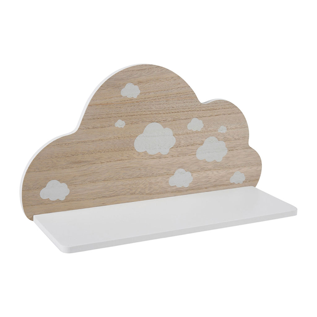 Etagère nuage bois 39.5x21x13cm