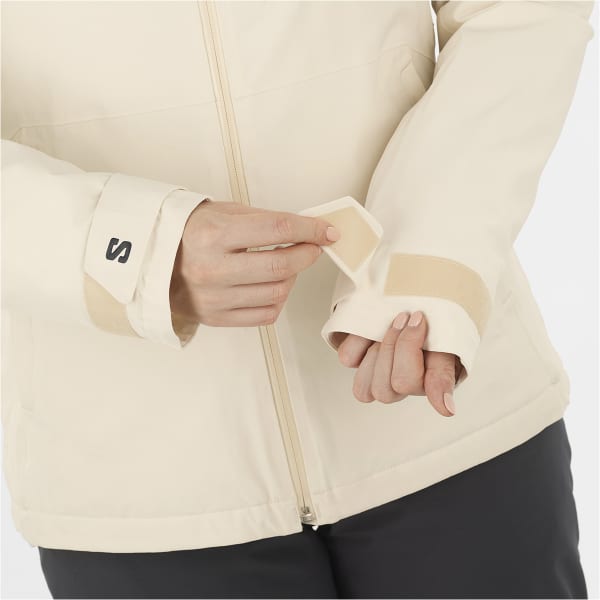 Veste de ski SALOMON HIGHLAND JACKET W TURTLEDOVE