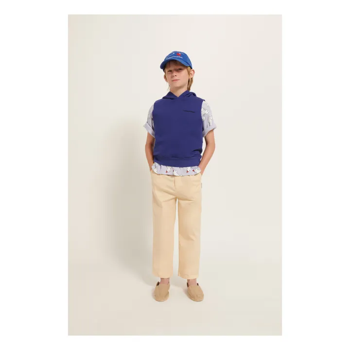 Weekend House Sweat Long Legs Coton Bio | Bleu marine