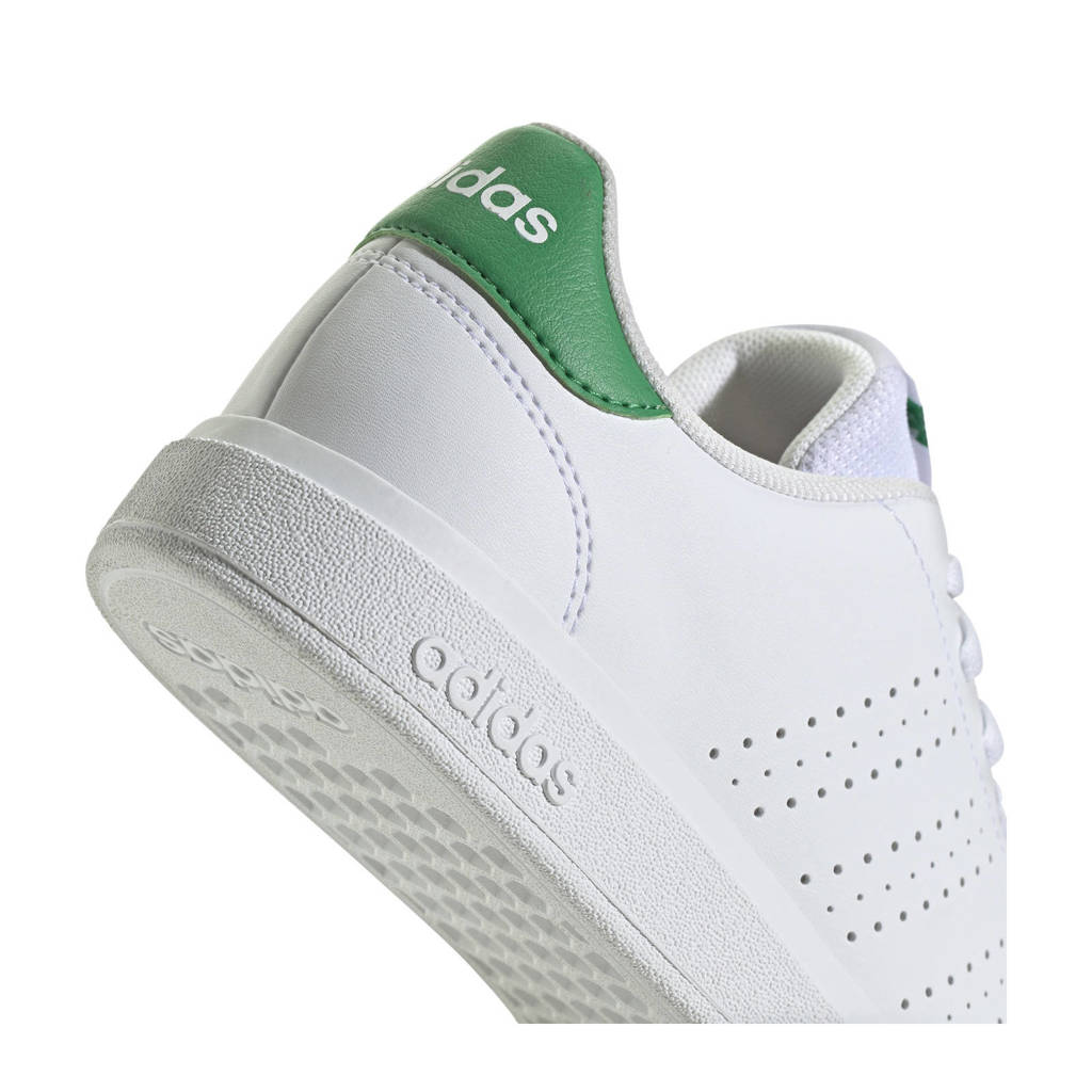adidas Advantage Base 2.0 sneakers wit/groen