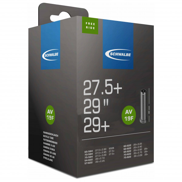 Schwalbe - 27,5-29'' Schlauch Nr. 19F Freeride 54/75-584/622 - Chambre à air pour vélo