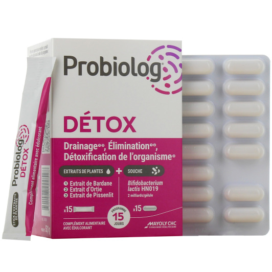 Probiolog Detox : complément alimentaire minceur - Cure détox