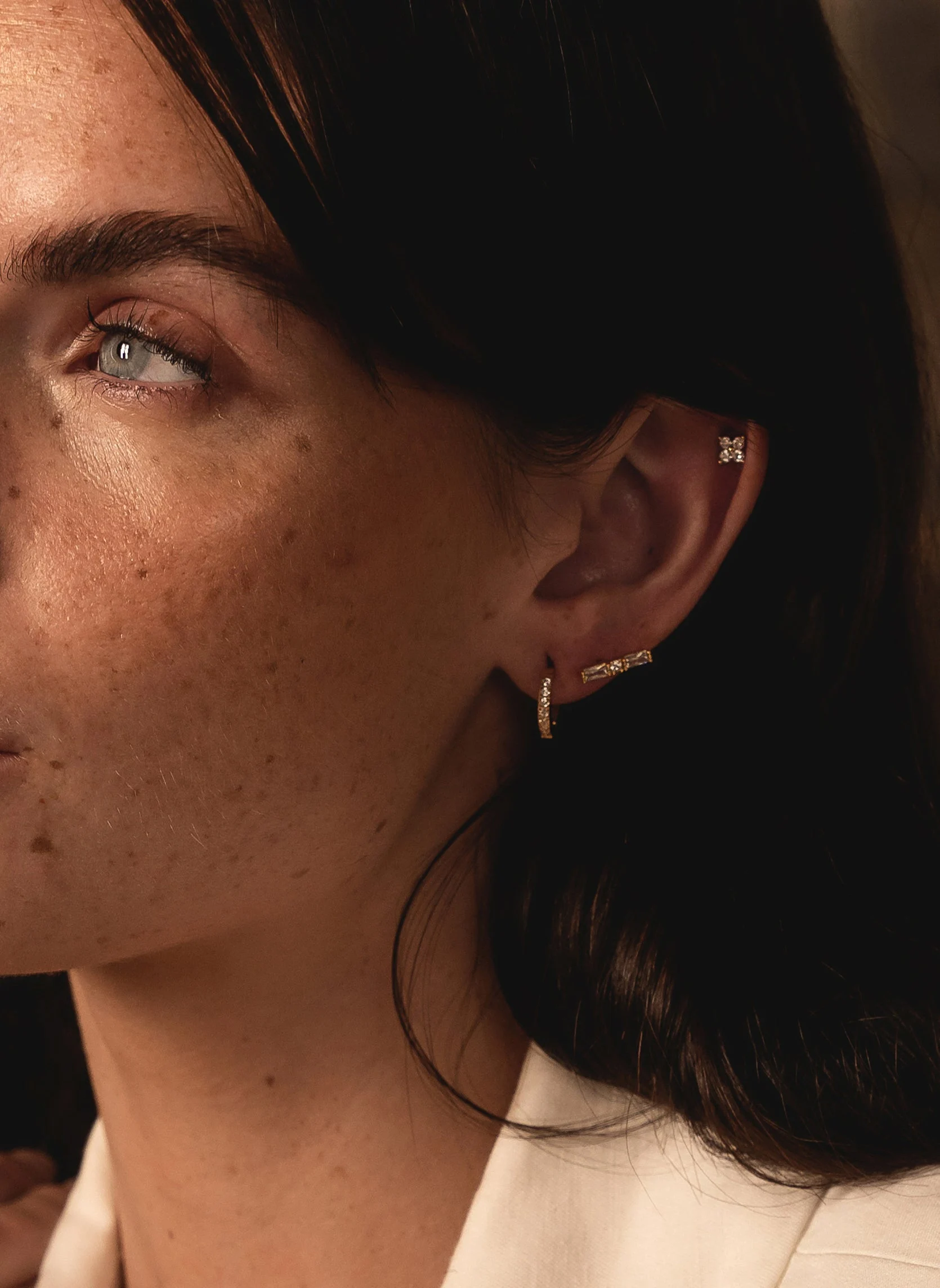 IVA-DROP - Piercing iva drop | Blanc