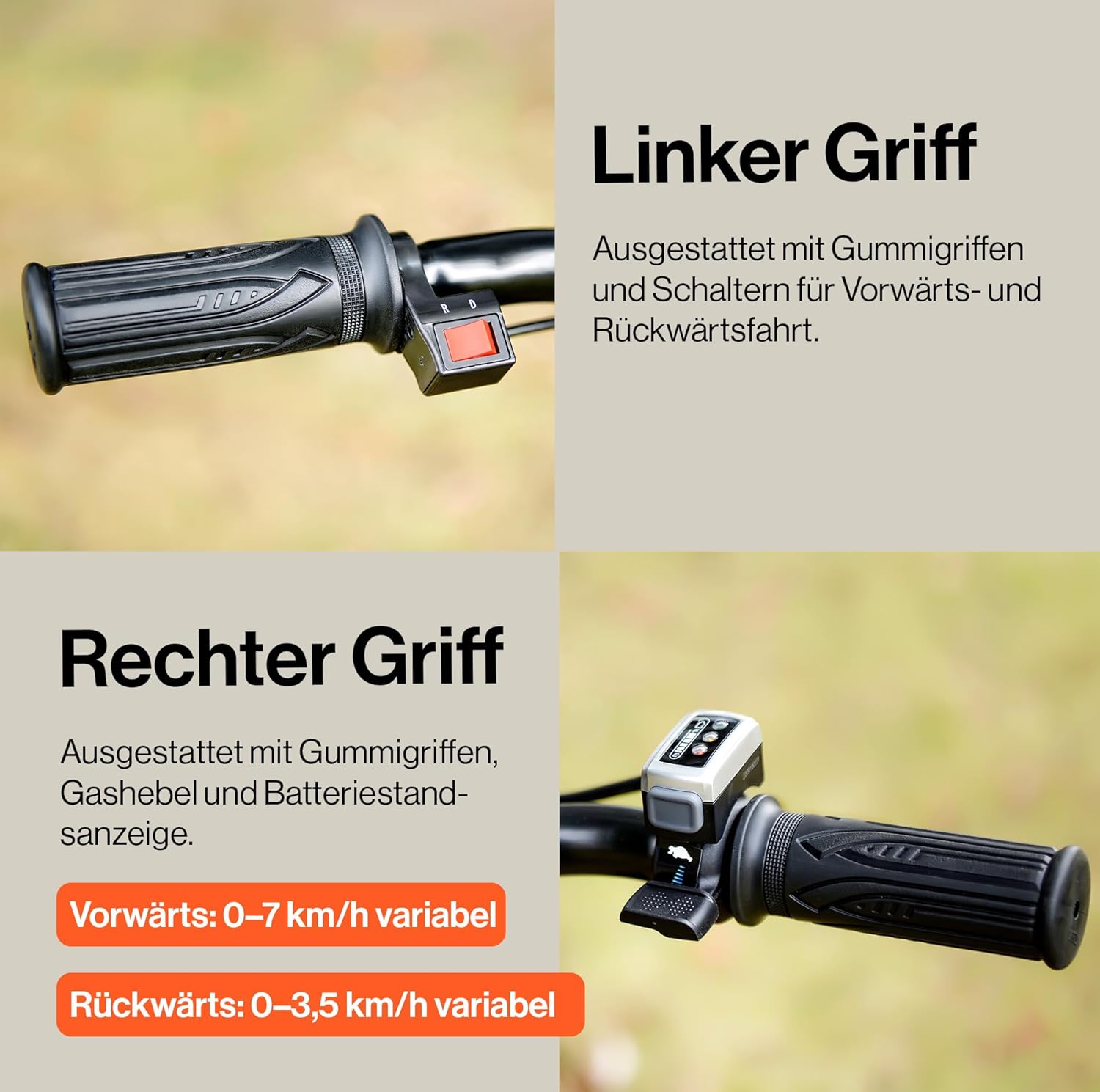 SuperHandy Mehrzweckwagen Schubkarre, elektrisch, 48 V DC, Li-Ion-betrieben, 230 kg Traglast und 460 kg + Zugkraft, Bauernhof und Garten, modulare Ladungsbett