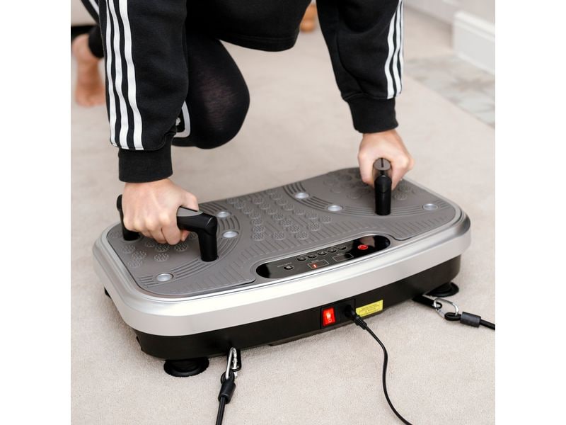 Bodi-Tek Vibrationstrainer Exercise Pro Vibrationstrainer mit 10 Programmen und 100 Intensitätsstufen