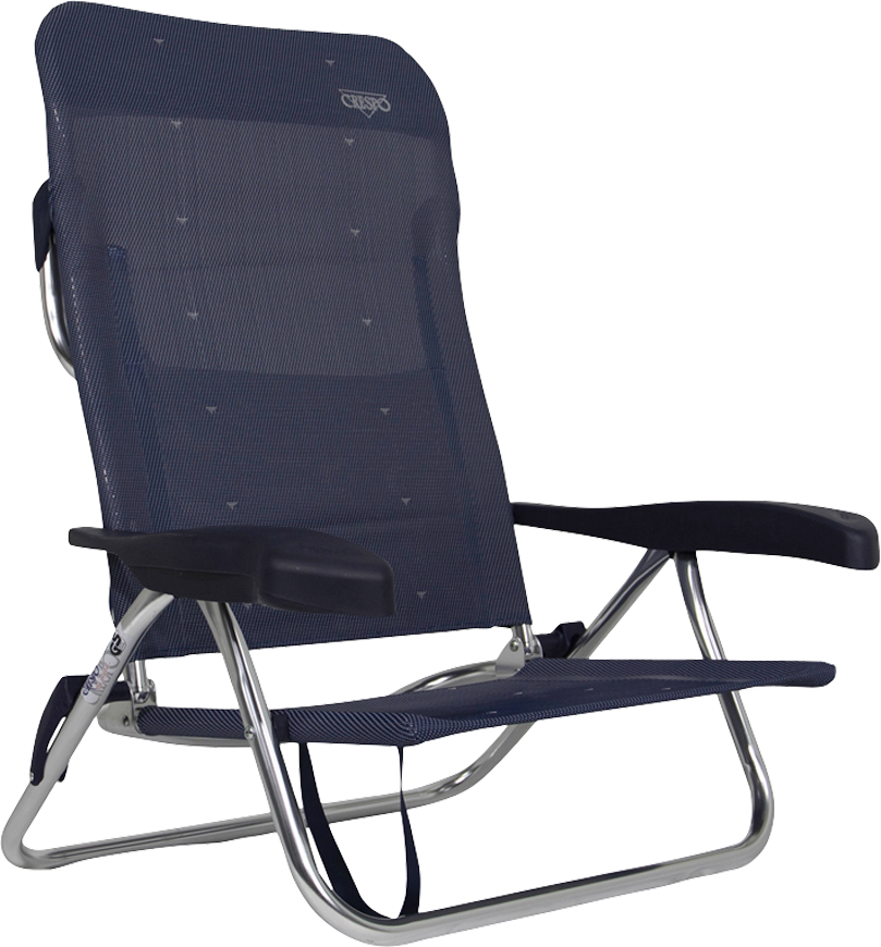 Crespo AL/221-M Beach Chair Strandstuhl blau