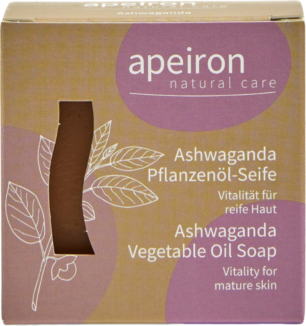 Apeiron  Ashwaganda Pflanzenöl-Seife, 100 g
