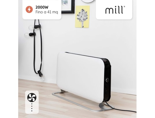 MILL - Convecteur Chauffesol blanc 2000w proheat ltd sg2000led