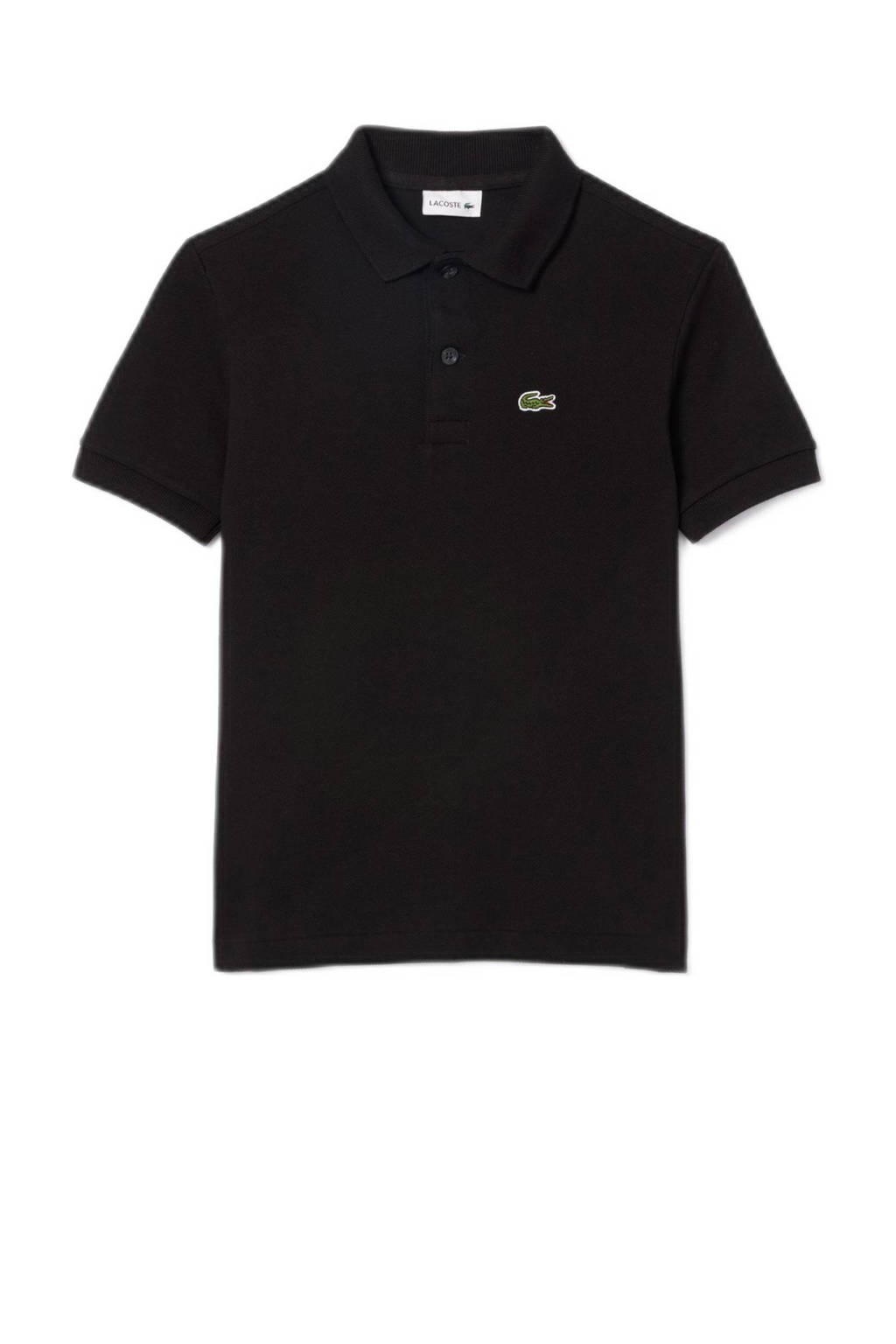 Lacoste polo met logo zwart
