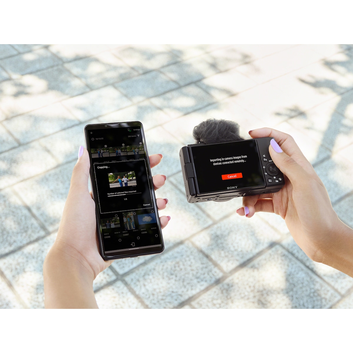 Sony ZV-1F digitalt kamera for vlogging