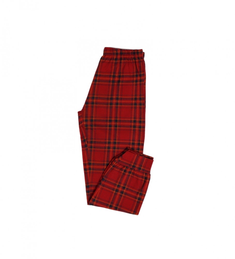 Pijama de manga comprida Admas Keep Walking bege