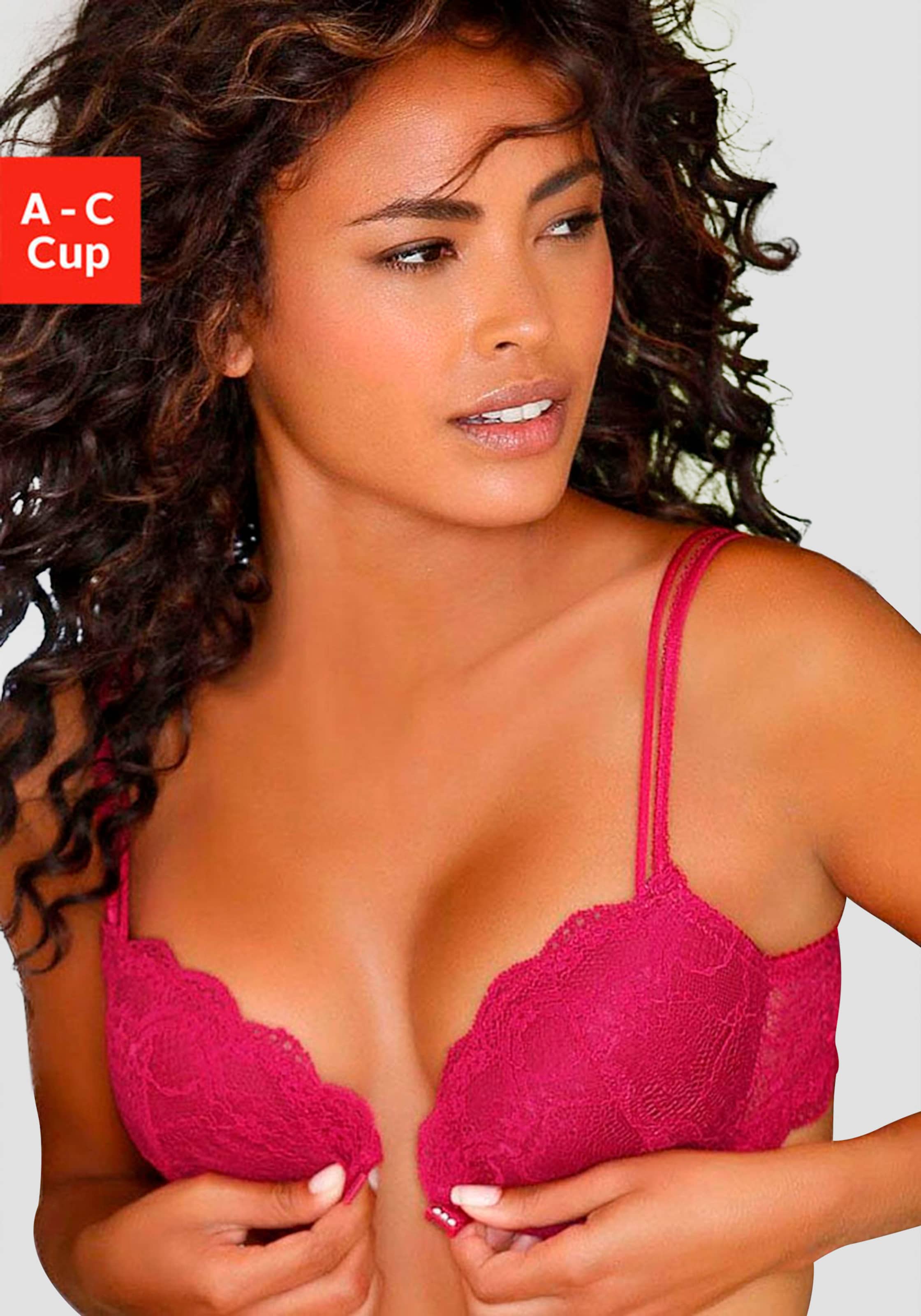 LASCANA Push-up-BH in beere