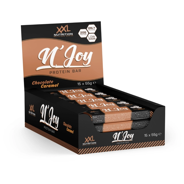 XXL Nutrition N’Joy Protein Bar Chocolate Caramel (15 X 55 gr)