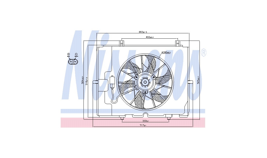 Ventilator, motorkøling