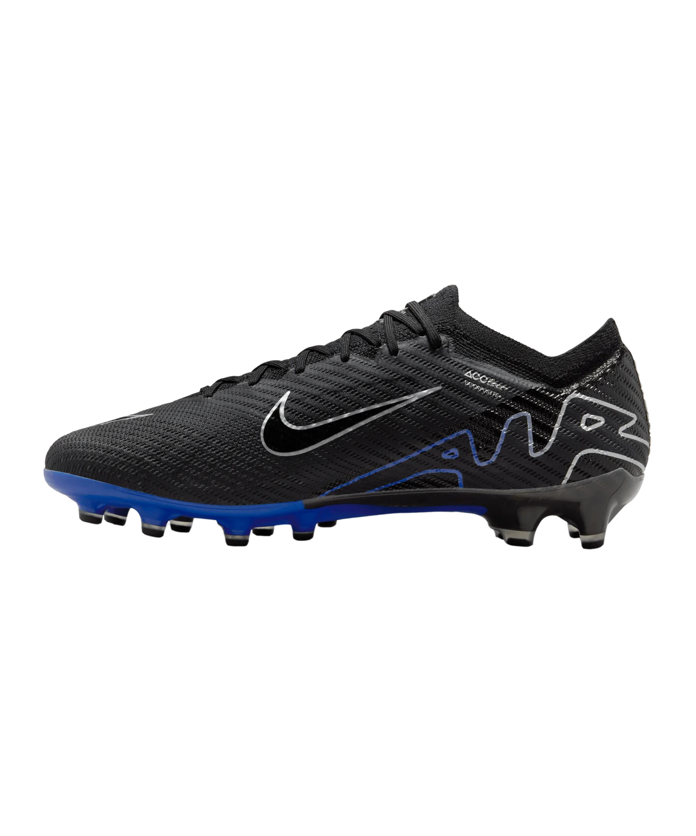 Nike Air Zoom Mercurial Vapor XV Elite AG-Pro Shadow Schwarz Silber Blau F040