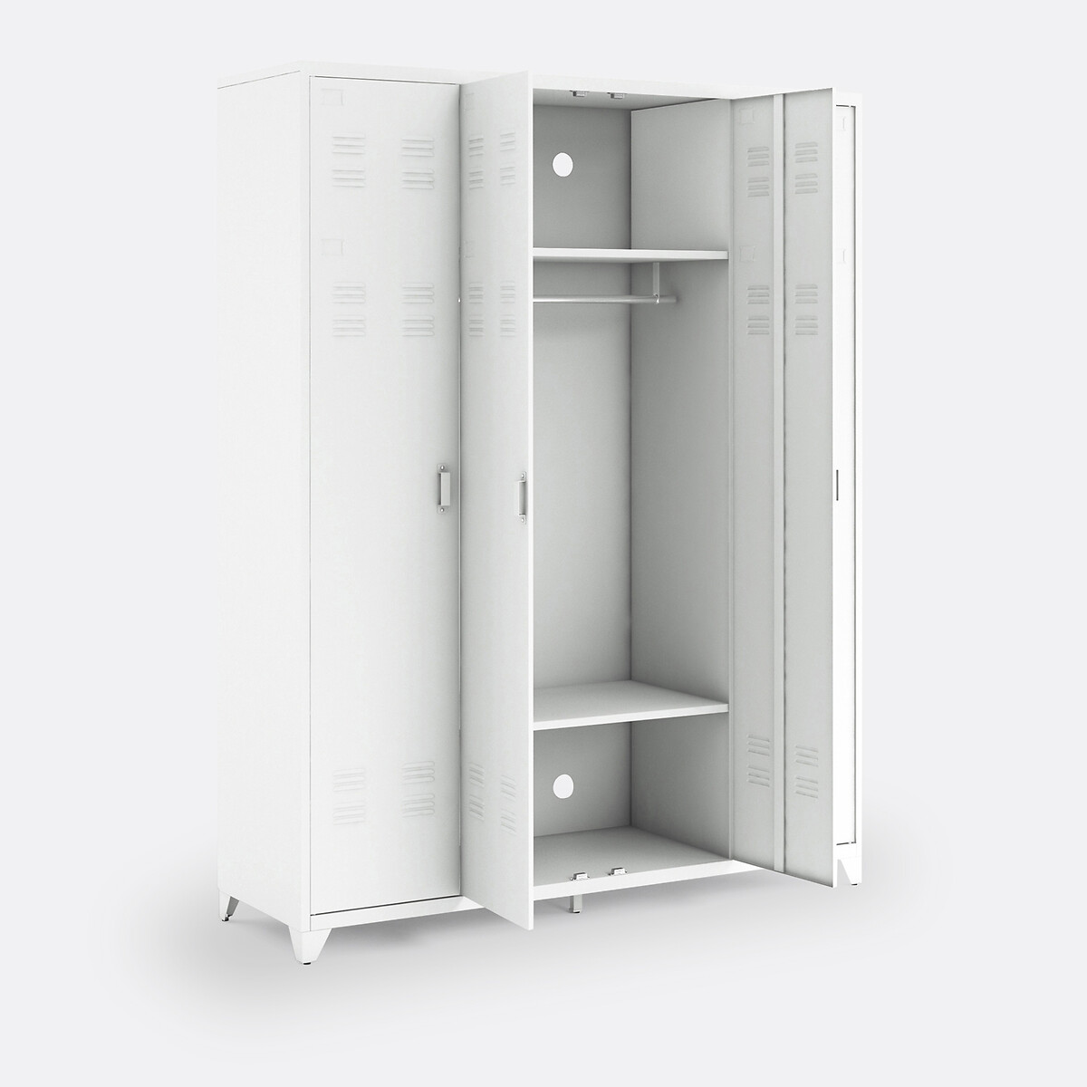 LA REDOUTE INTERIEURS<br>Armário metálico, 4 portas, Hiba