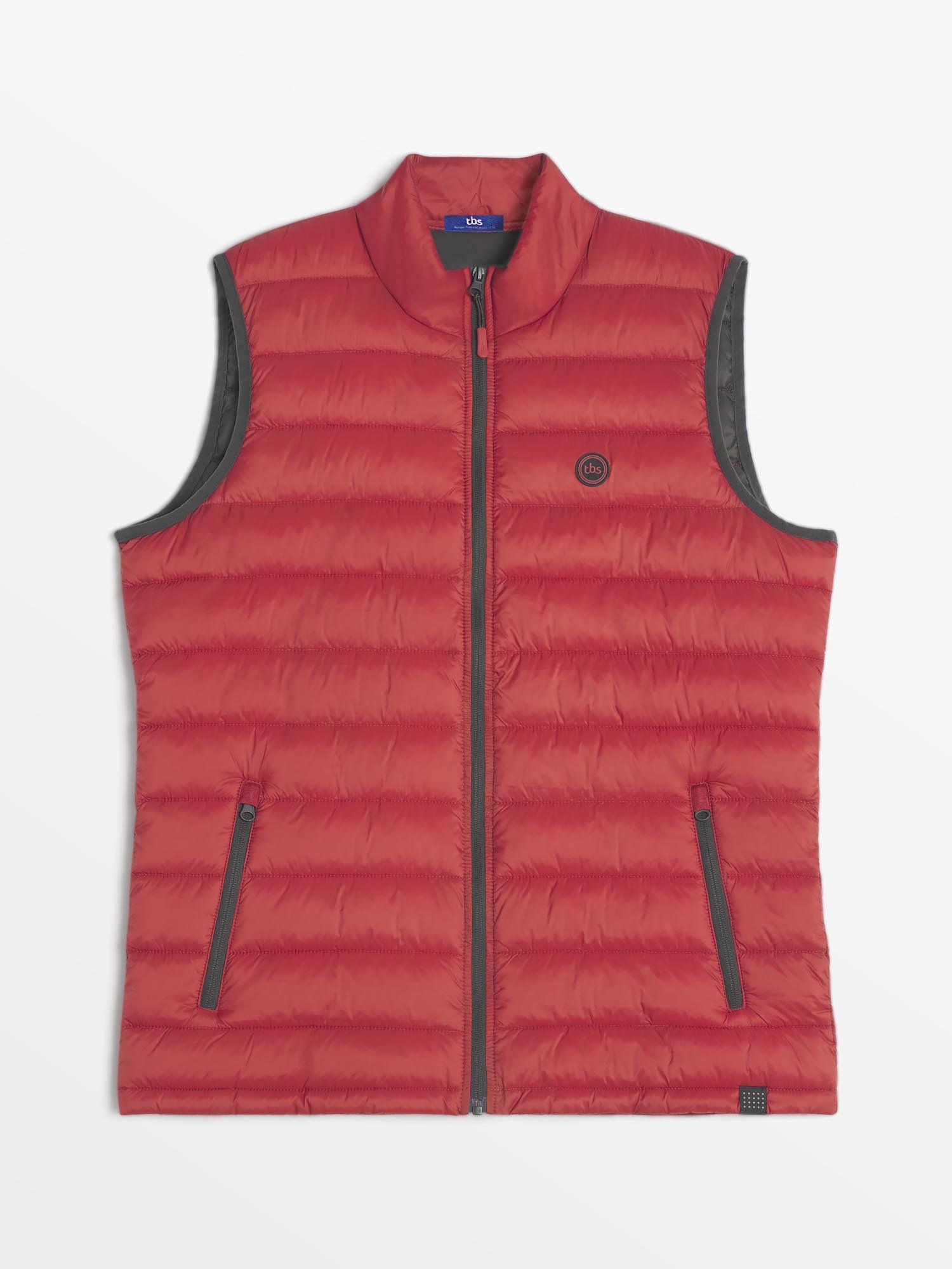 Doudoune Homme Sans Manches Rouge