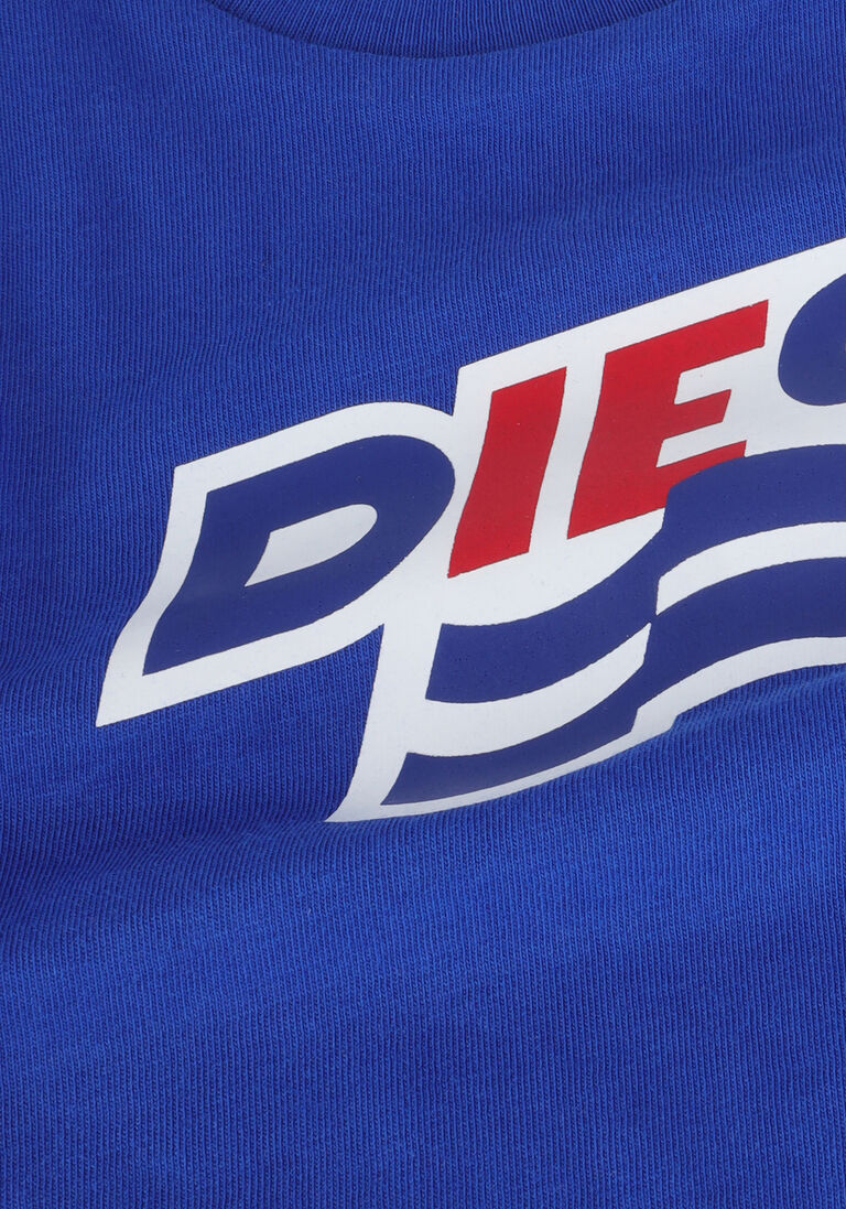DIESEL blauwe diesel t-shirt twavesb ml