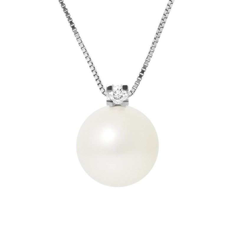 Collier - Perles de culture d'eau douce - Argent 925