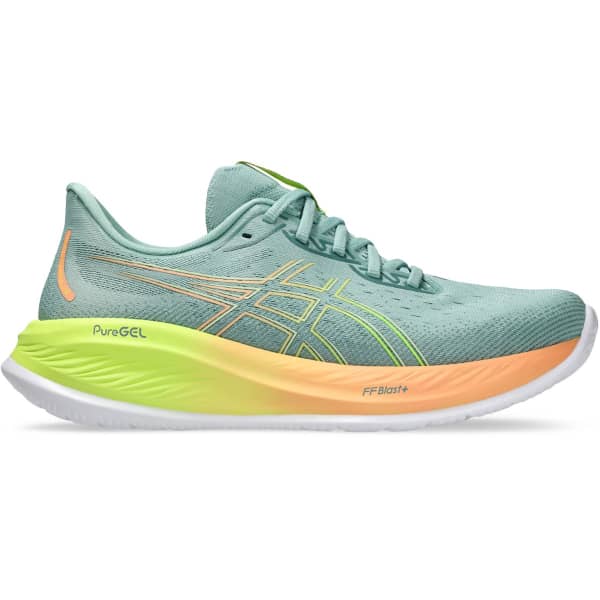 Chaussure running ASICS GEL-CUMULUS 26 PARIS LIGHT CELADON/SAFETY YELLOW