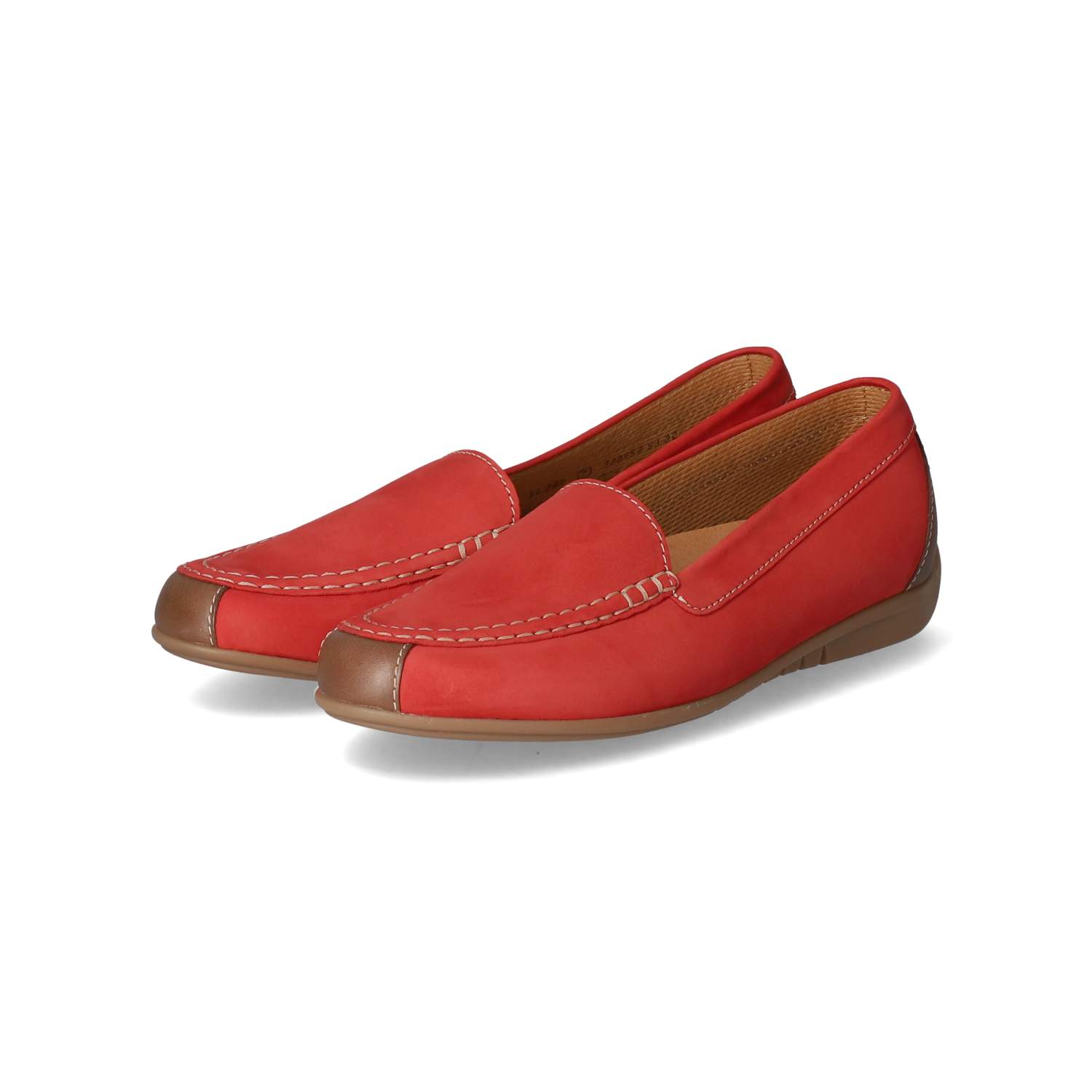 Gabor Mokassins - red/peanut