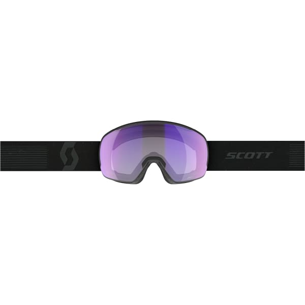 Masque de ski SCOTT SPHERE OTG LS MINERAL BLACK / LIGHT SENSITIVE BLUE CHROME