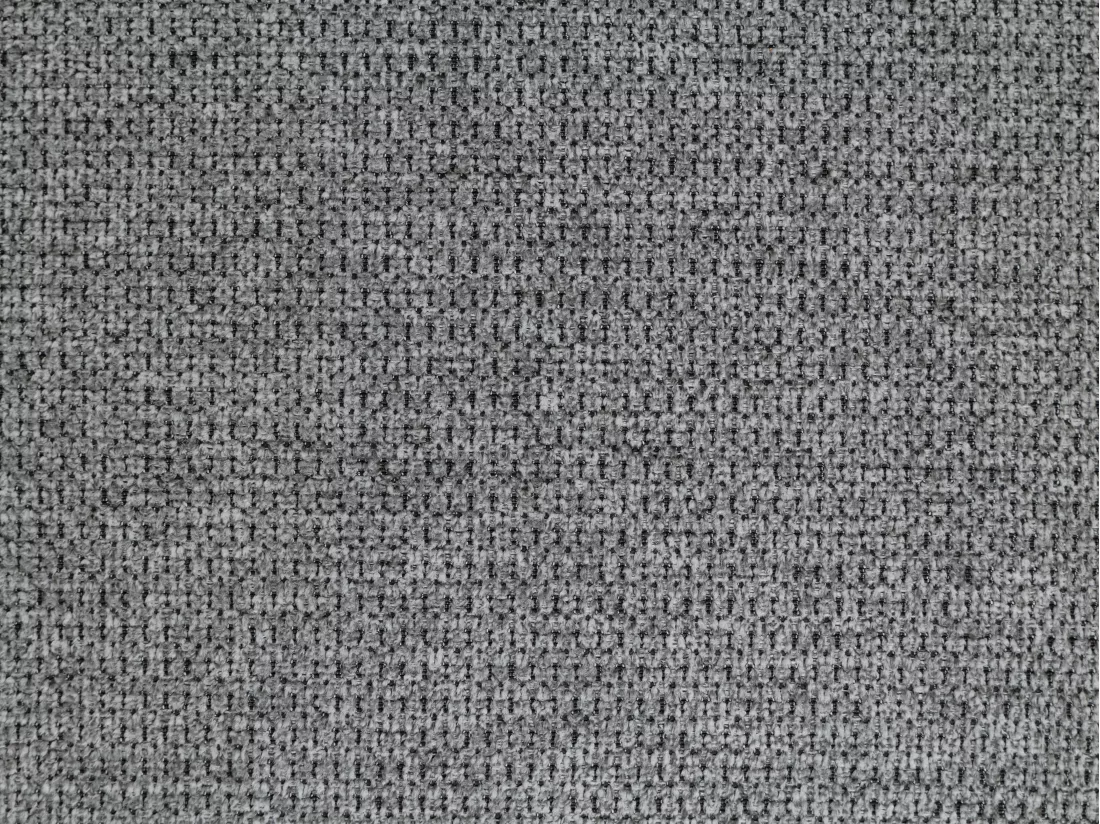 Fauteuil en tissu texturé gris FAVINA