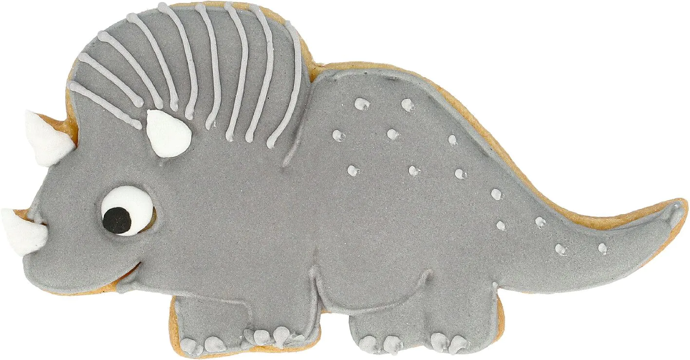 Ausstechform Dino Triceratops, 6 cm