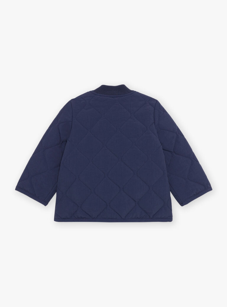 Veste bleue marine matelassée
