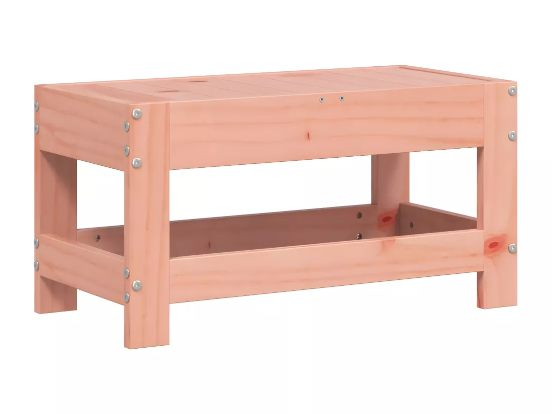 Repose-pied de jardin 62x30x32 cm bois massif de douglas