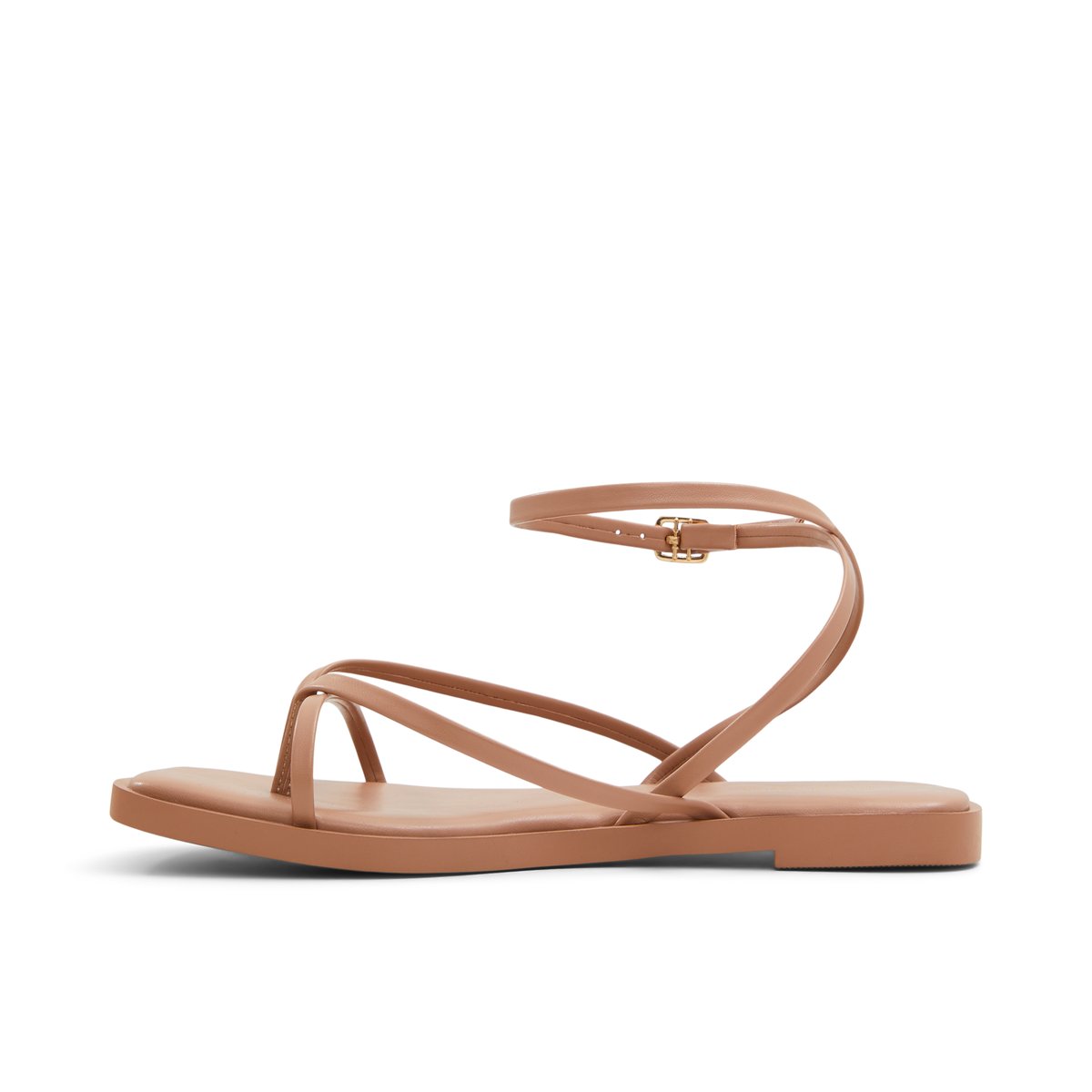 K STUDIO-Erigoveth-Sandales à lanières - Talon plat - Marron Clair