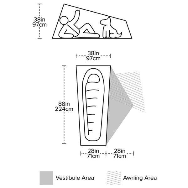 Big Agnes - Copper Spur UL1 - Tente 1 place