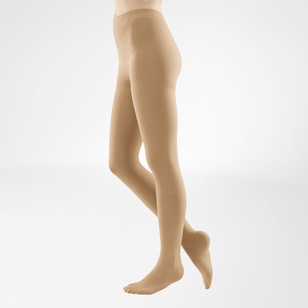 Bauerfeind VenoTrain Soft KKL2 AT<br>1 Stück, M, normal/short geschlossene Fussspitze caramel