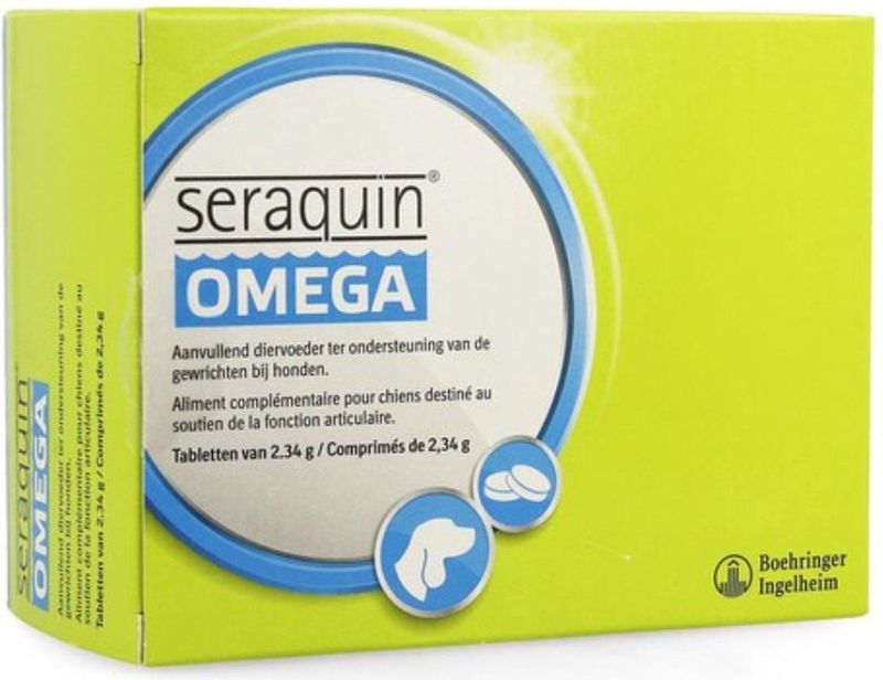Seraquin Gewricht supplement Seraquin Omega Hond - 6 x 10 tabl à 2,34 g
