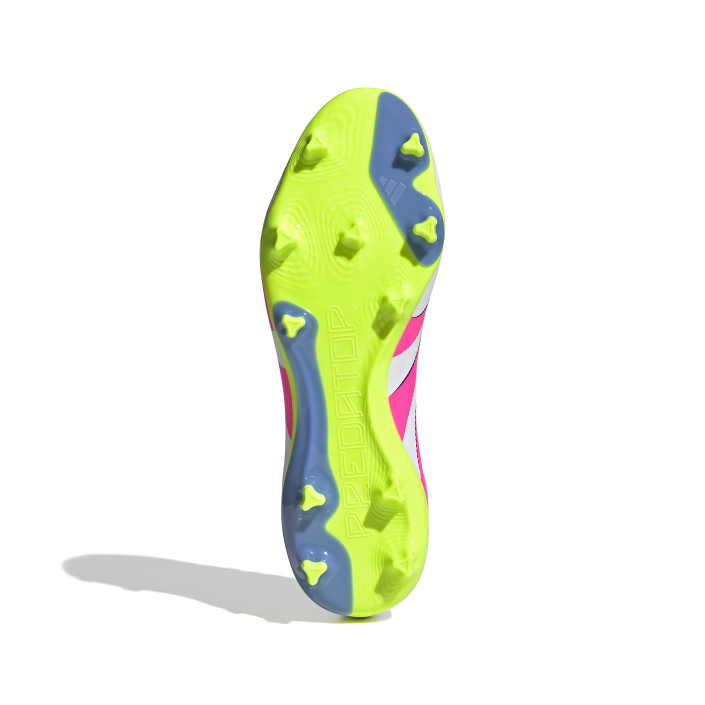 Adidas Predator League Gras / Kunstgras Voetbalschoenen (MG) Wit Roze Neongeel