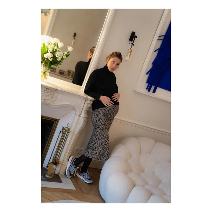 Paloma Collection Jupe de Grossesse Clementina Comporta | Noir