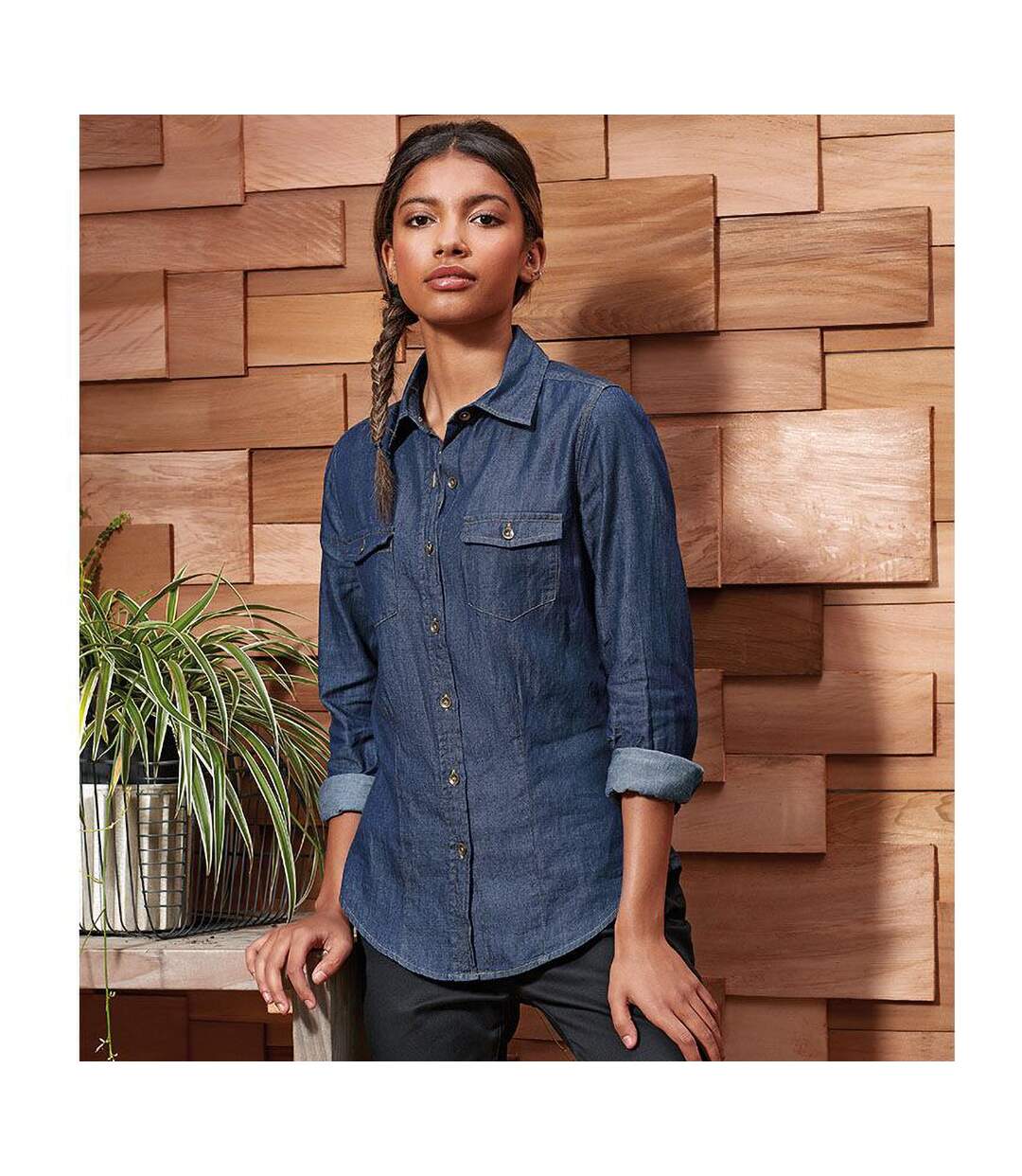 Premier - Chemise en jean - Femmes (Bleu) - UTRW5592