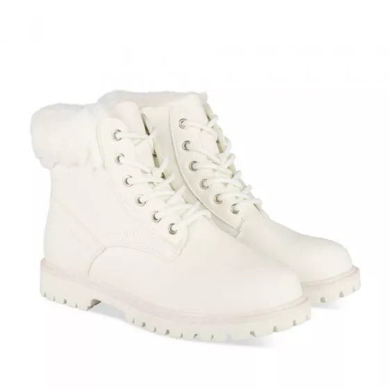Bottines BLANC LOVELY SKULL
