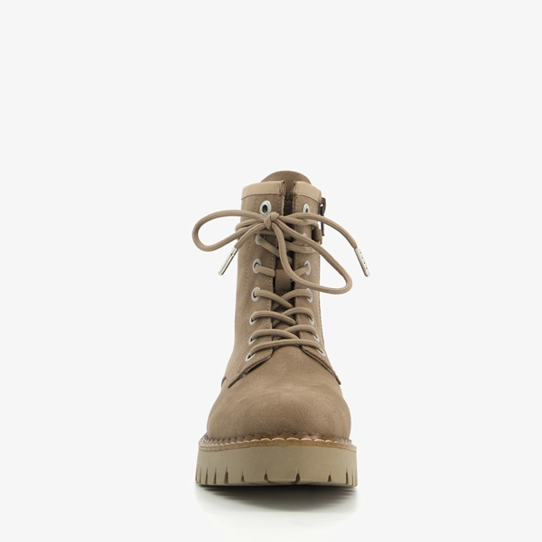s. Oliver dames veterboots taupe