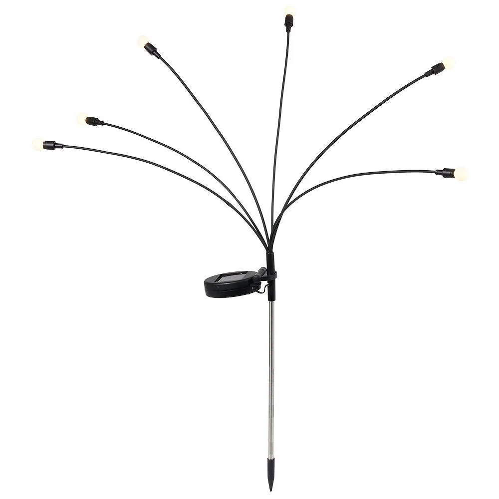 Pic bulbe solaire à LED blanc chaud H70cm