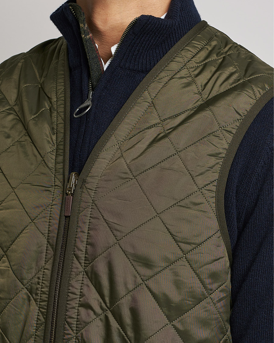 Barbour Lifestyle Quilt Waistcoat/Zip-In Liner Olive