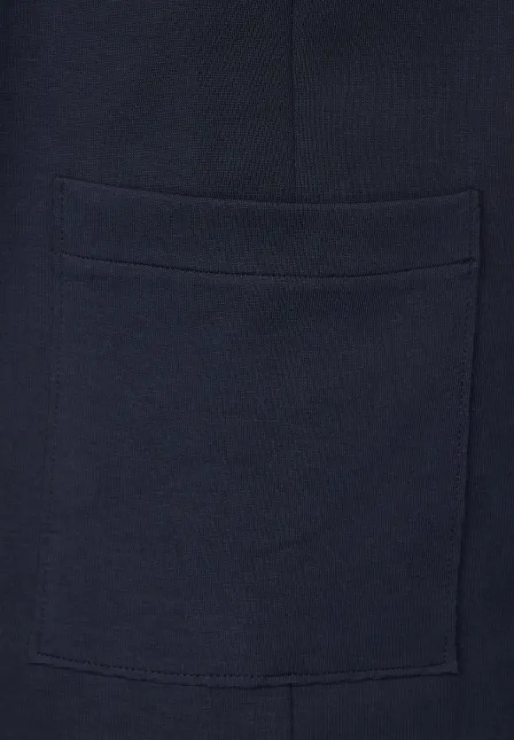 Blazer mit offener Saumkante - nightshadow blue